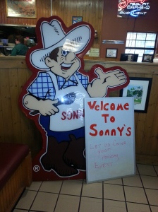 One of the redeeming features of the state of Florida.  Oh, Sonny's, how we miss you. 