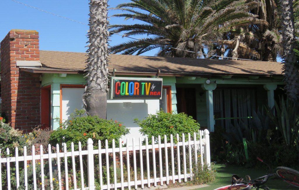 Motel with Color TV sign