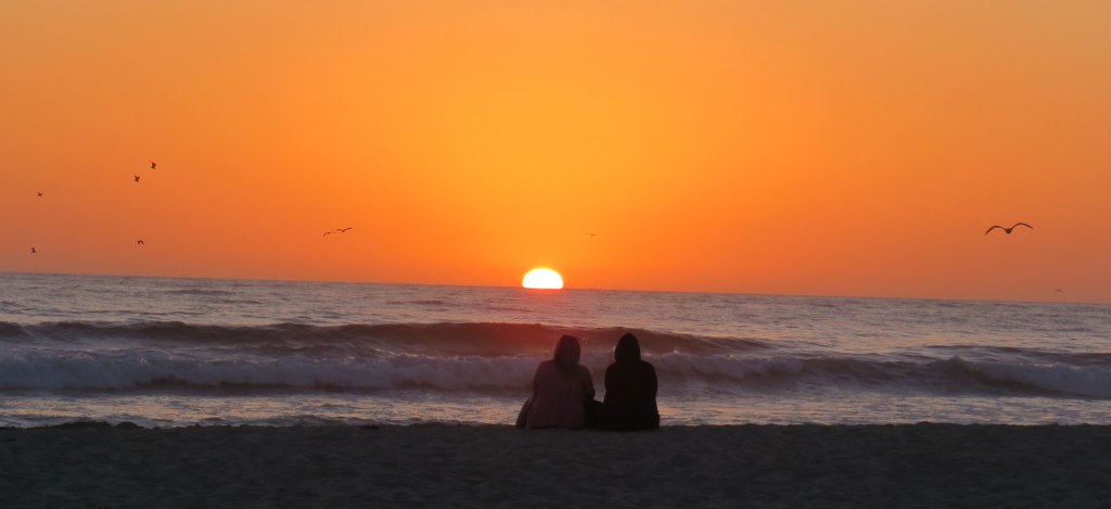 Sunset on Pacific Beach